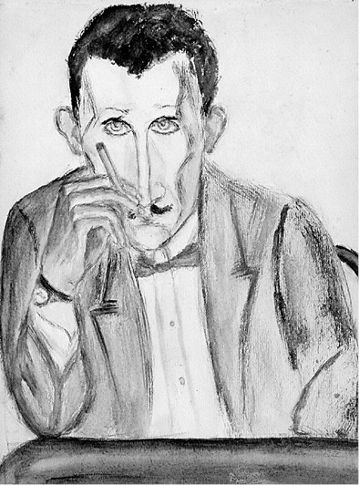 Autoportret z papierosem Autoportret z papierosem